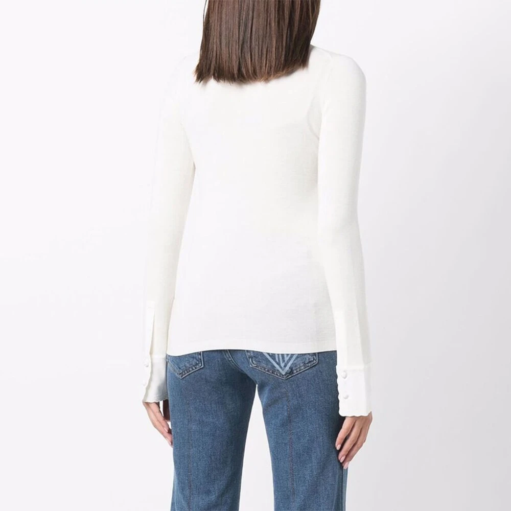 CHLOE' 女白色女士针织衫/毛衣 C21WMC06-535-101 商品