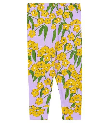 商品Mini Rodini|Baby花卉紧身裤,价格¥187,第1张图片