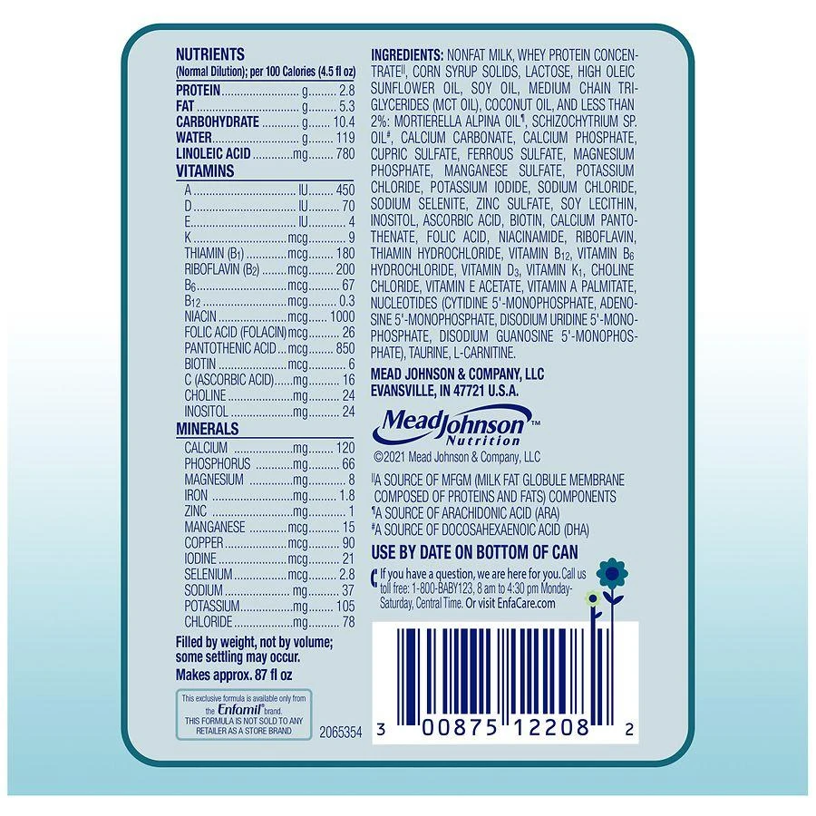 商品Enfamil|Enfacare Premature Infant Formula Milk Based With Iron,价格¥303,第4张图片详细描述