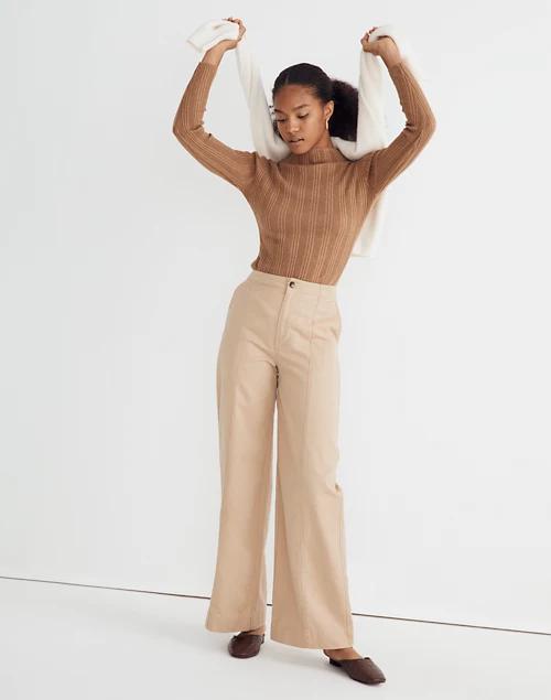 商品Madewell|Seamed Wide-Leg Pants,价格¥871,第1张图片