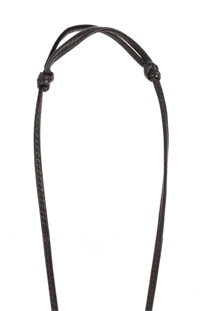 アクセサリー LEMAIRE ACME WHISTLE NECKLACE LEMAIRE | Acme Whistle Leather Silver Plated Brass Necklace
