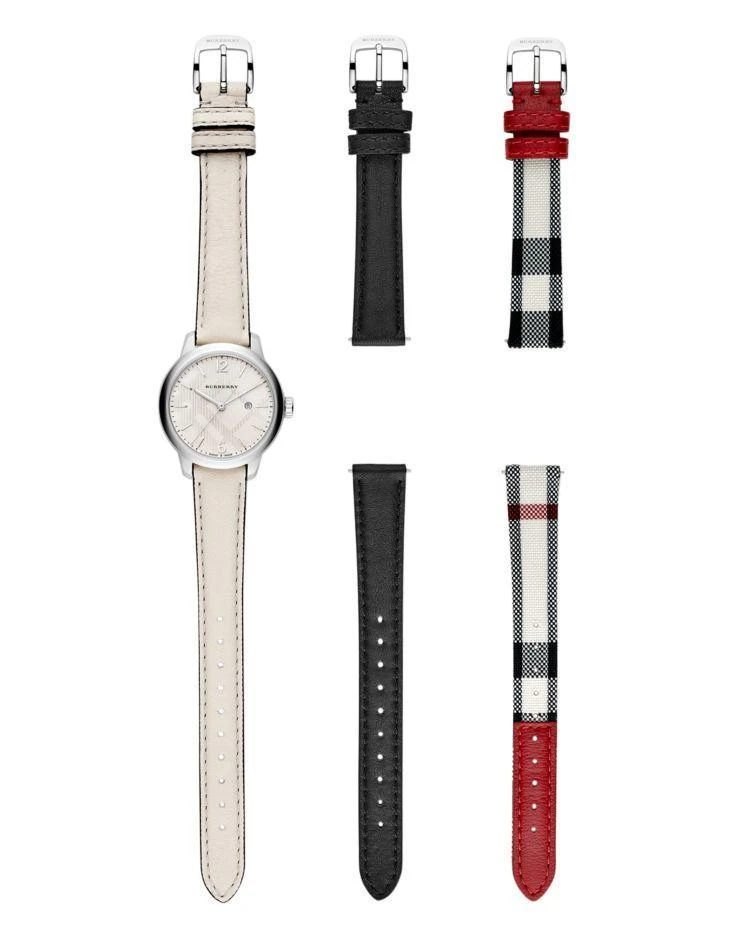 商品Burberry|Leather Watch Gift Set,价格¥4771,第2张图片详细描述