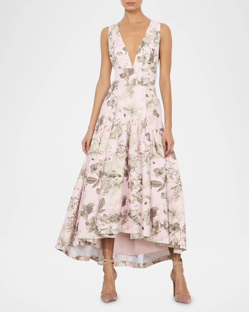 商品Alice + Olivia|Lila Structured Midi Dress,价格¥6926,第2张图片详细描述