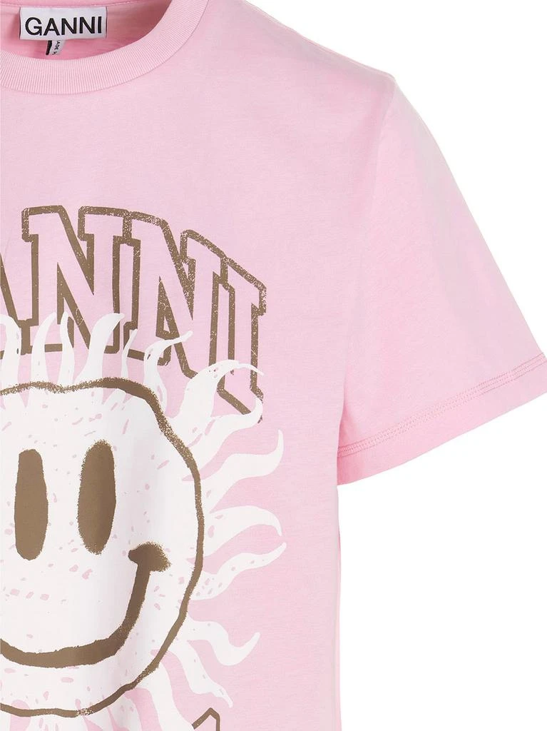 商品Ganni|'Smiley Ganni World’ T-shirt,价格¥496,第3张图片详细描述