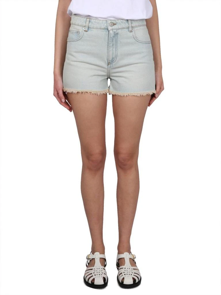 商品AMI|AMI Raw-Cut Denim Shorts,价格¥1023,第1张图片