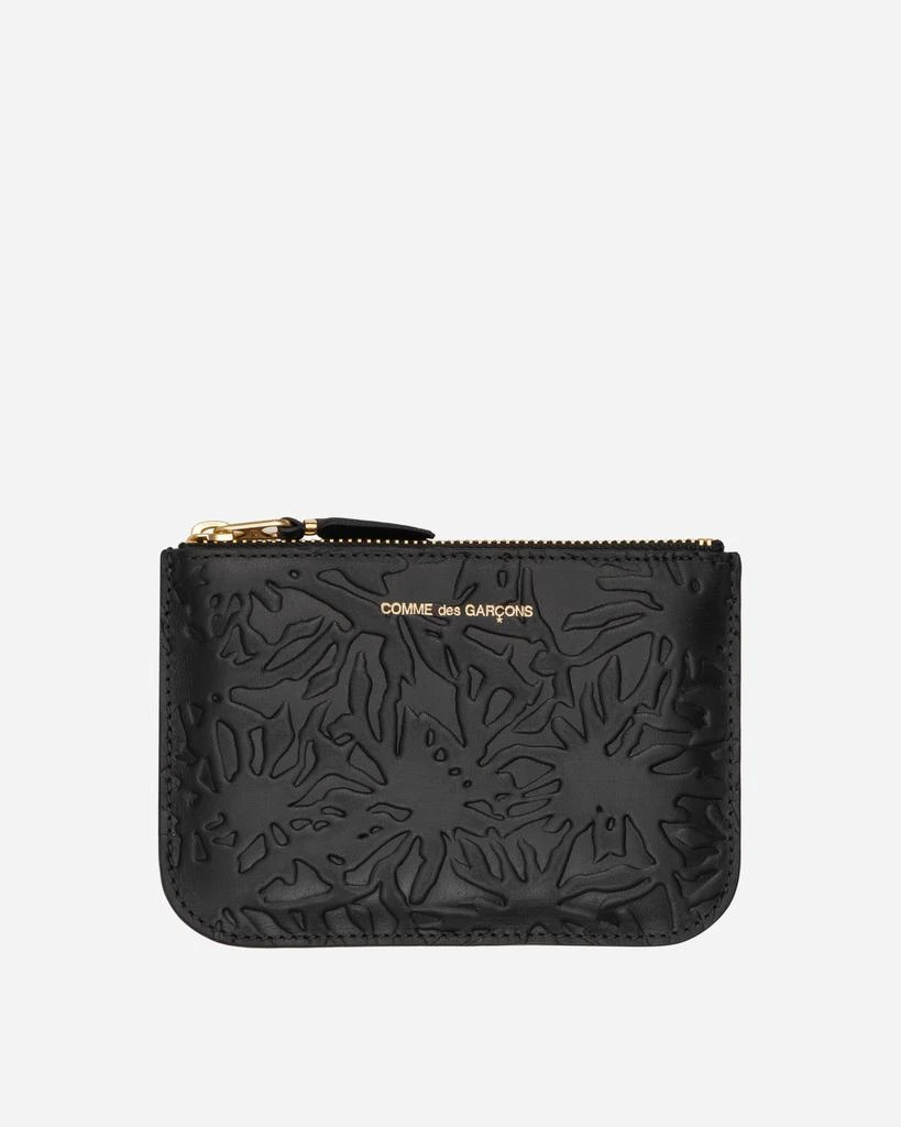 商品Comme des Garcons|Embossed Leather Zip Pouch Black,价格¥592,第1张图片