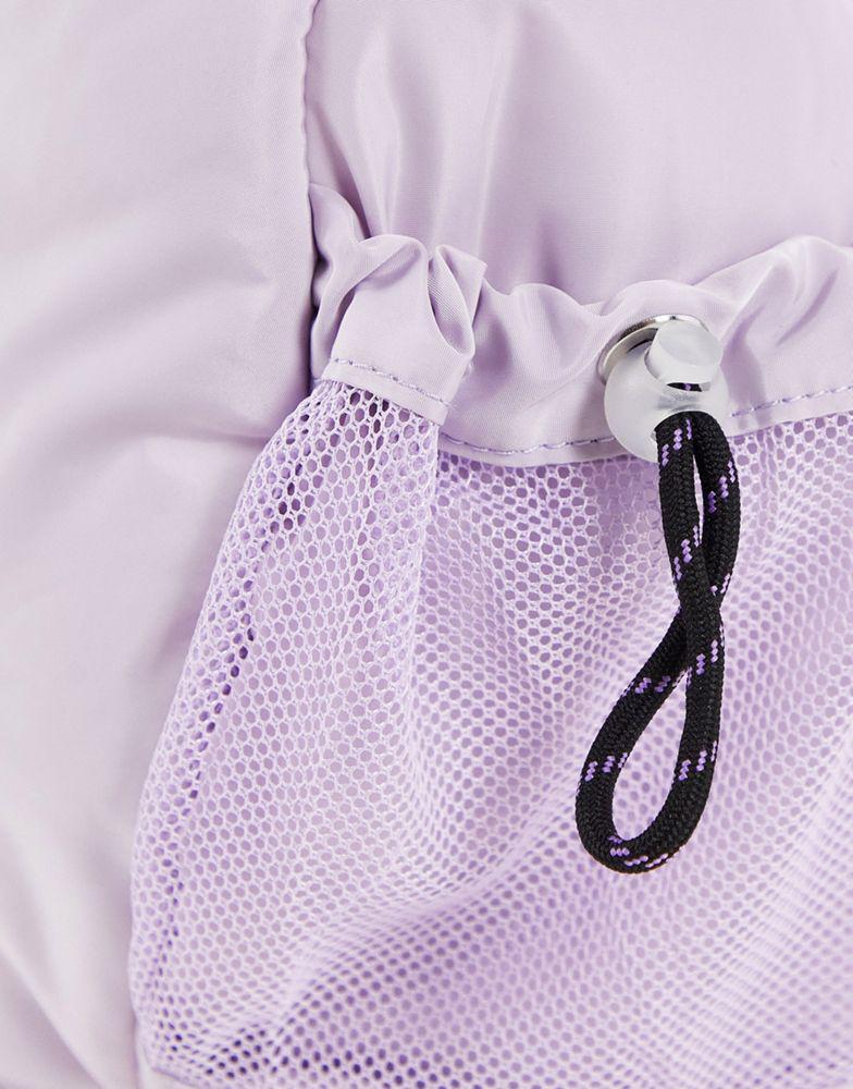 商品Topshop|Topshop one strap nylon backpack in lilac,价格¥152,第6张图片详细描述