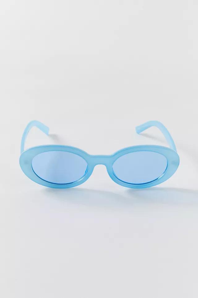 商品Urban Outfitters|Tabby Plastic Oval Sunglasses,价格¥74,第4张图片详细描述