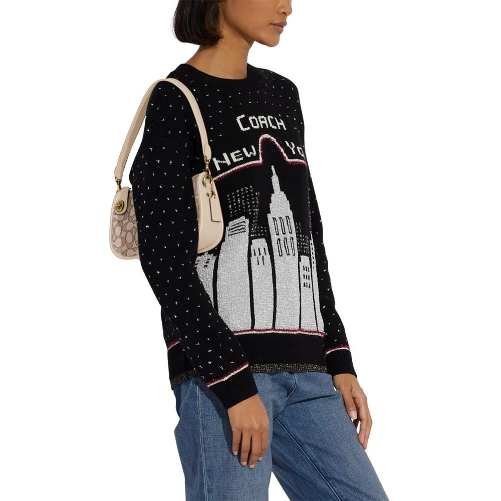 商品Coach|Swinger 经典提花时尚手袋 单肩包 腋下包,价格¥2036,第2张图片详细描述
