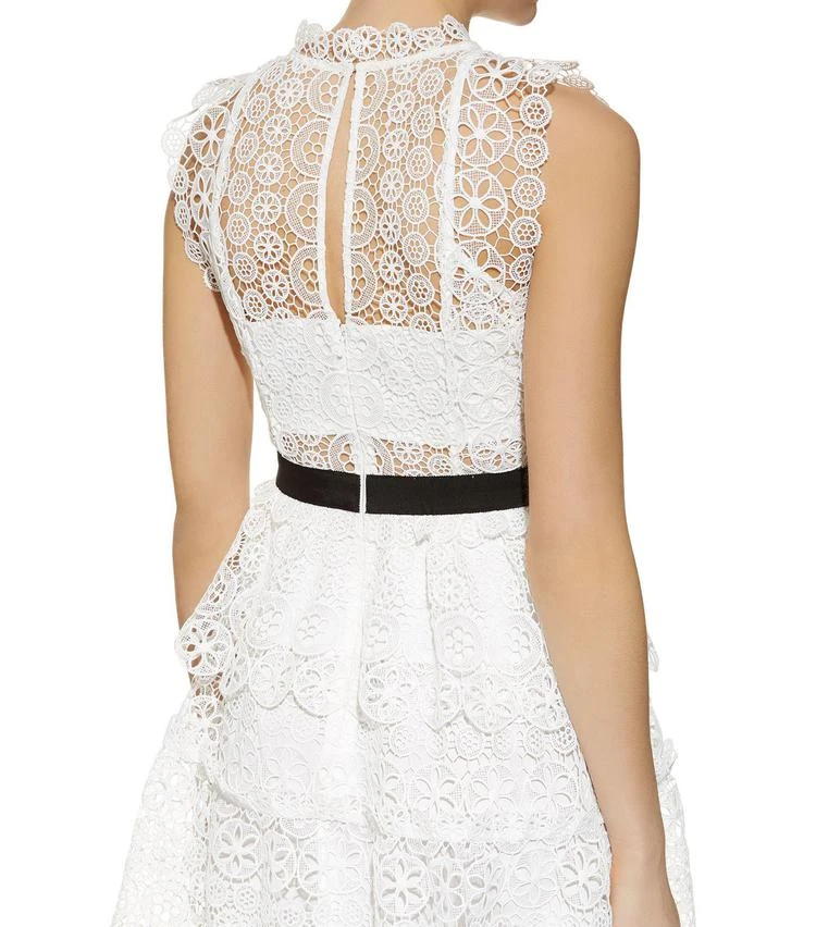 商品Self Portrait|Circle Floral Lace Mini Dress,价格¥1222,第4张图片详细描述