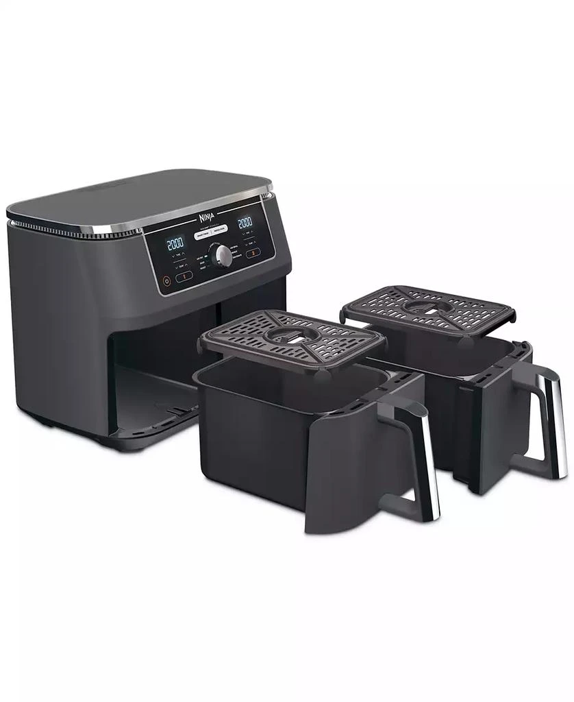 商品Ninja|Foodi® DZ401 6-in-1 10-qt. XL 2-Basket Air Fryer with DualZone™ Technology- Air Fry, Broil, Roast, Dehydrate, Reheat and Bake, Family Sized,价格¥1518,第5张图片详细描述