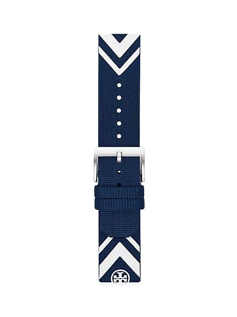 TB Apple Strap Chevron-Print Grosgrain Apple Watch® Band商品第2张图片规格展示