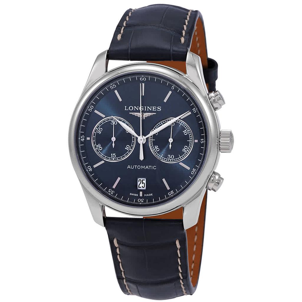 Longines Master Mens Chronograph Automatic Watch L2.629.4.92.0商品第1张图片规格展示