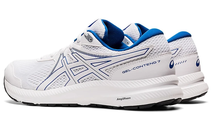 商品[国内直发] Asics|Gel-Contend 7 低帮 跑步鞋 男款 白蓝,价格¥838,第5张图片详细描述