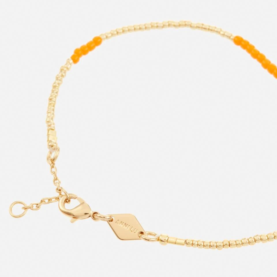 商品Anni Lu|Anni Lu Tangerine and Gold-Plated Bracelet,价格¥219,第2张图片详细描述