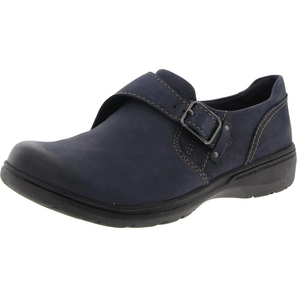 商品Clarks|Clarks Womens CARLEIGH JAZZ Buckle Leather Slip-On Sneakers,价格¥597,第1张图片