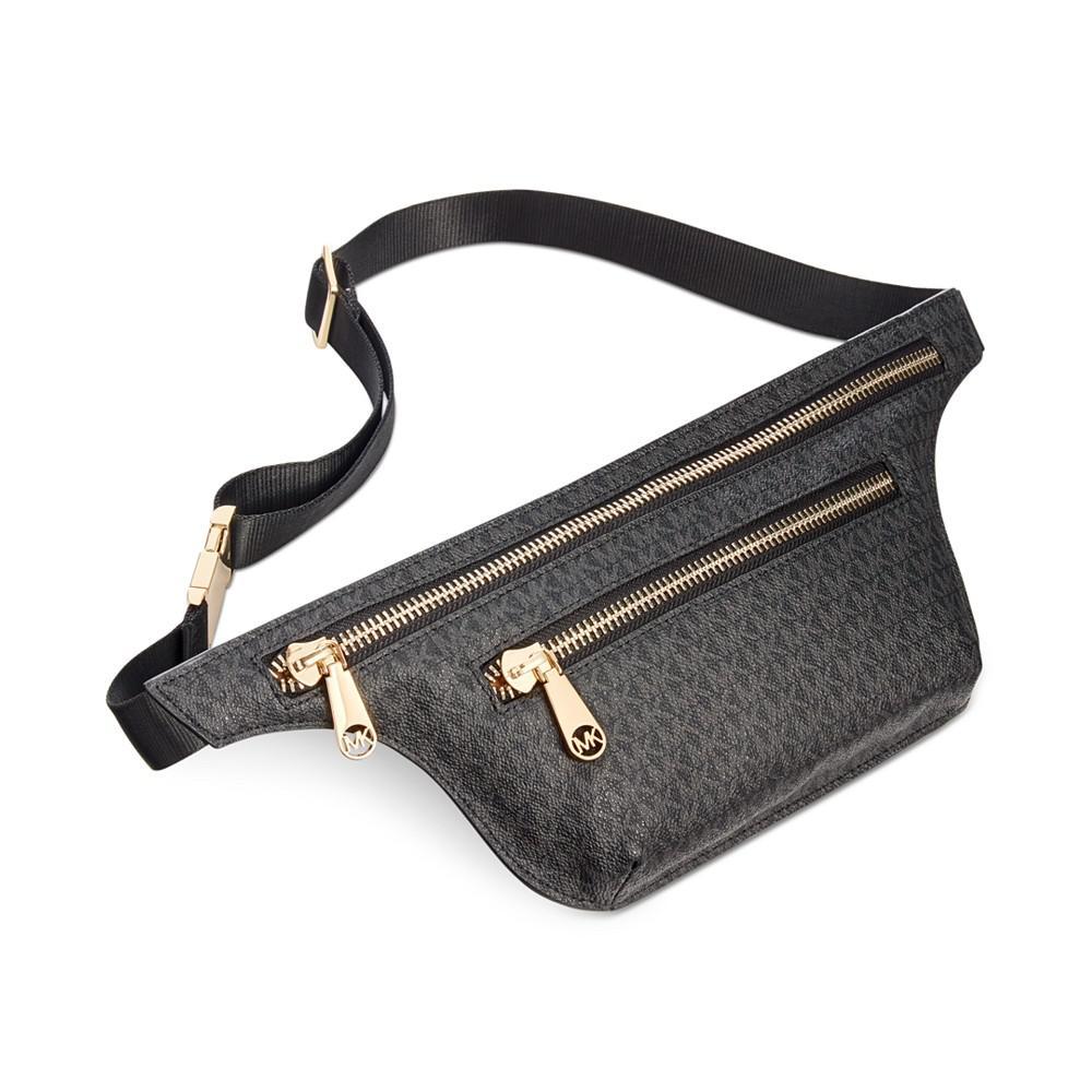 商品Michael Kors|Signature Double-Zip Belt Bag,价格¥580,第1张图片