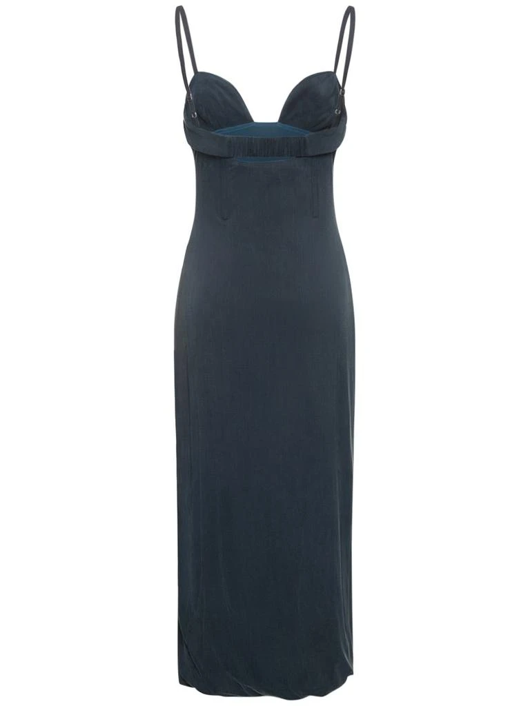 商品Jacquemus|La Robe Praia Cupro Bralette Midi Dress,价格¥3610,第4张图片详细描述