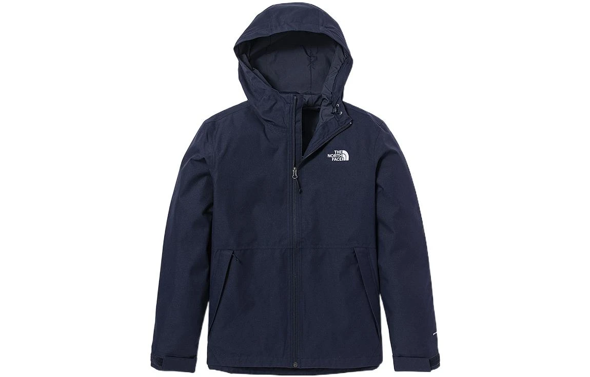 商品[国内直发] The North Face|北面  城市户外系列 纯色连帽 山系 软壳  户外远足 防水透气冲锋衣 男款 蓝色,价格¥1062,第1张图片