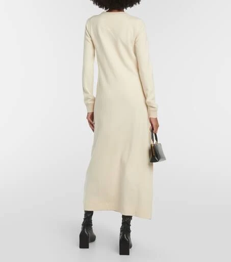 商品Jil Sander|羊毛与棉质中长连衣裙,价格¥5631,第3张图片详细描述