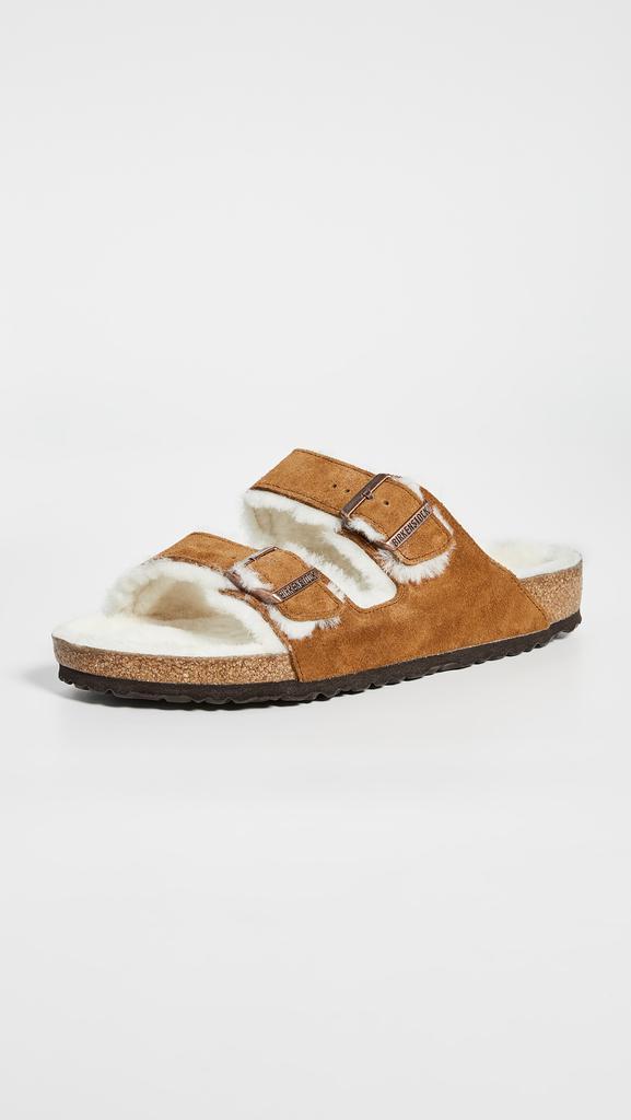 商品Birkenstock|Birkenstock Arizona Shearling Sandals,价格¥1152,第4张图片详细描述