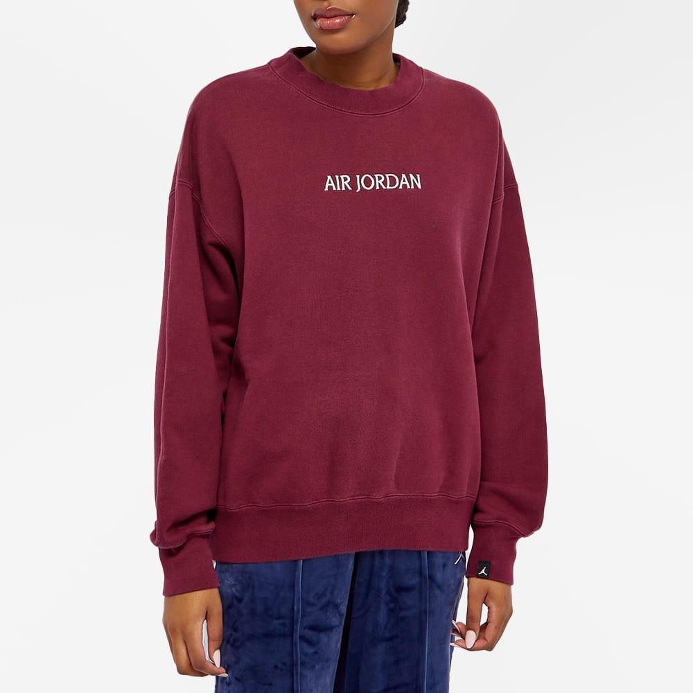 商品Jordan|Air Jordan W Wordmark Fleece Crew Sweat,价格¥828,第4张图片详细描述