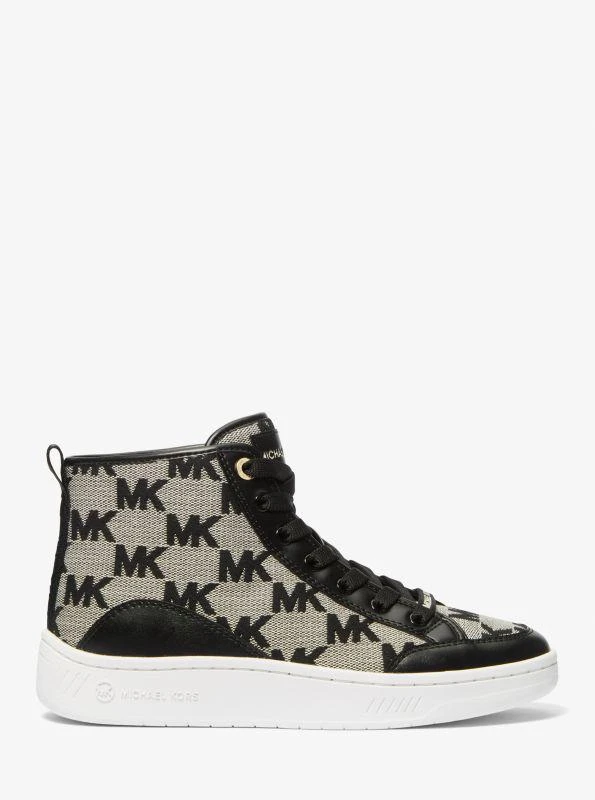 商品Michael Kors|Shea Logo Jacquard High-Top Sneaker,价格¥448,第2张图片详细描述