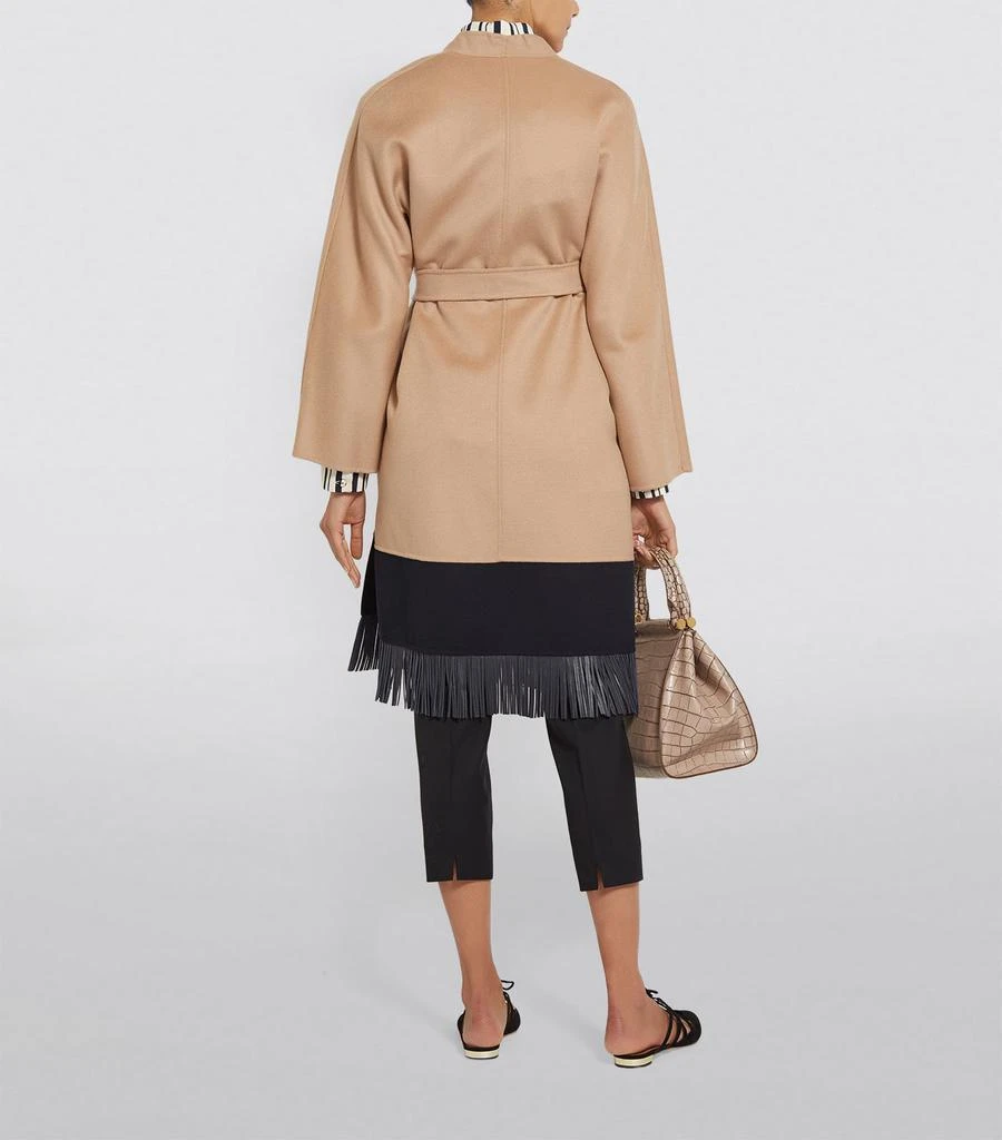 商品Max Mara|Leather Fringed Coat,价格¥8299,第2张图片详细描述