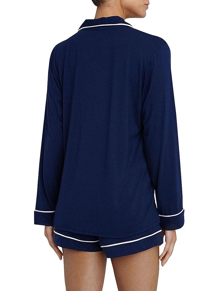 商品Eberjey|Gisele 2-Piece Piped Pajama Set,价格¥944,第2张图片详细描述