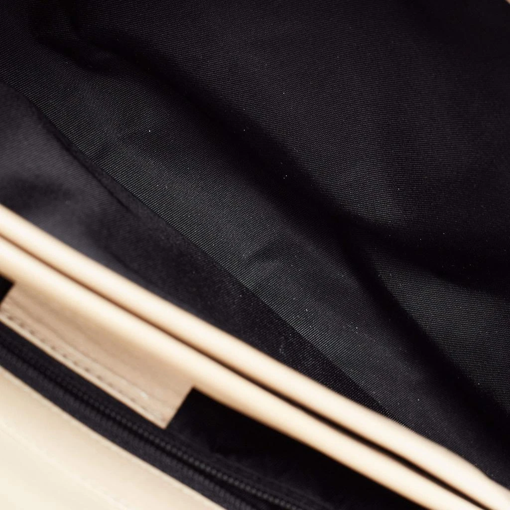 Bvlgari Red/Beige Logo Mania Fabric and Leather Baguette Bag 商品