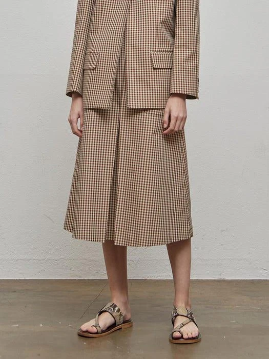 商品Low Classic|Stitch Skirt Check,价格¥1677,第2张图片详细描述