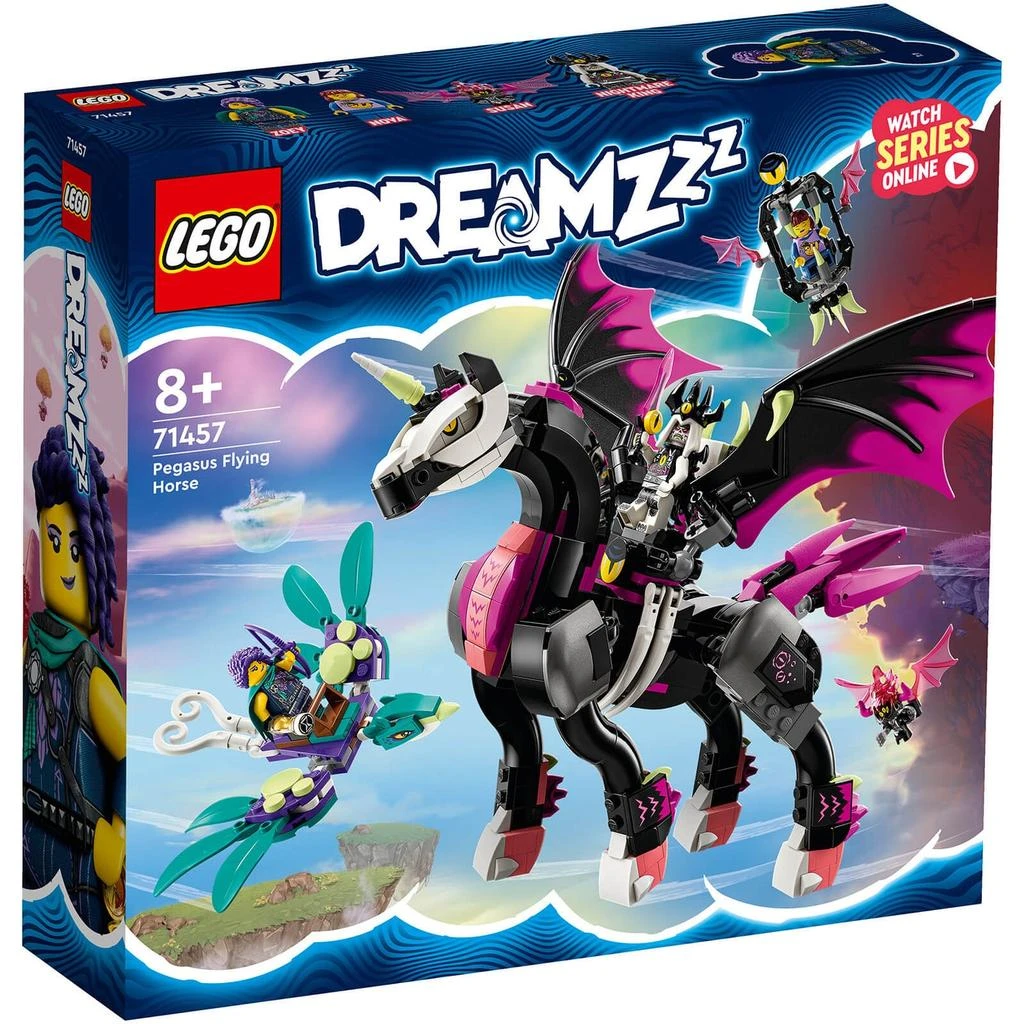 商品LEGO|LEGO DREAMZzz Pegasus Flying Horse Toy 2in1 71457,价格¥521,第2张图片详细描述