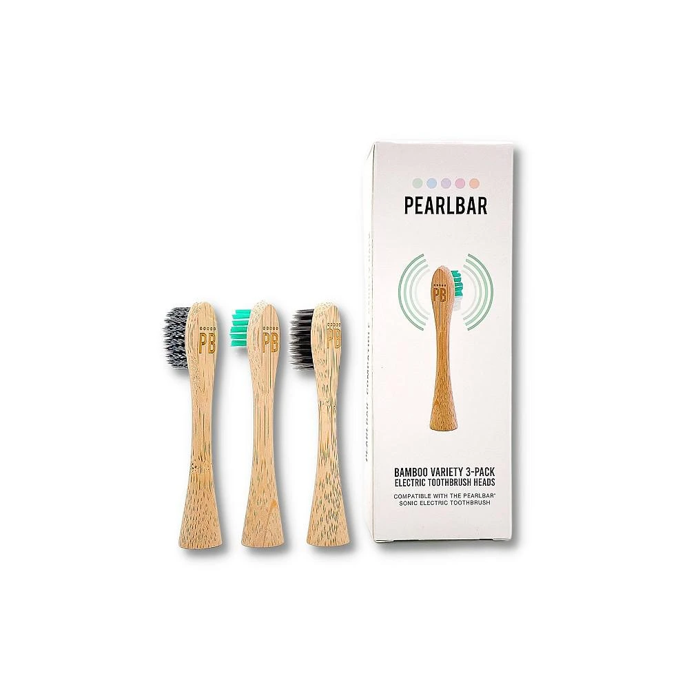 商品PearlBar|Bamboo Electric Toothbrush Heads for Philips 9-Series Electric Toothbrush, Set of 3,价格¥187,第1张图片