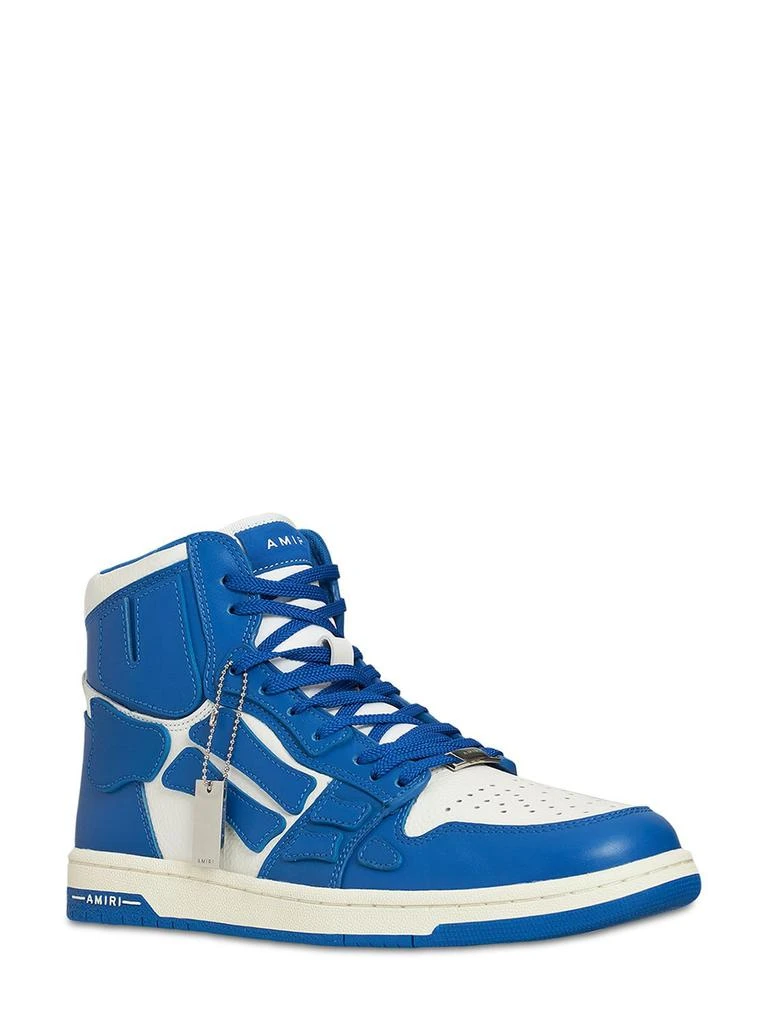 商品AMIRI|Skel Bones High Top Leather Sneakers,价格¥2491,第2张图片详细描述