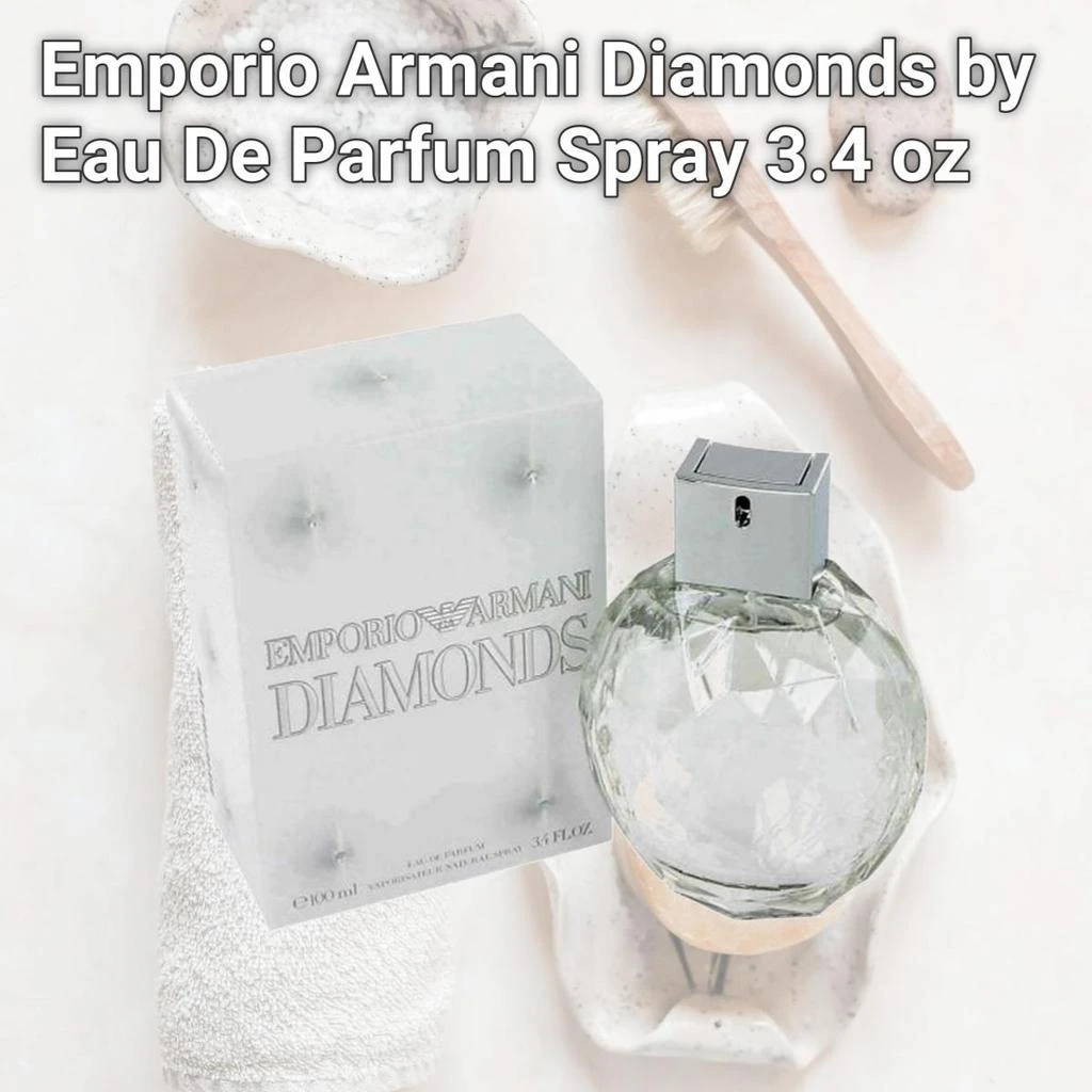 商品Giorgio Armani|Emporio Armani Diamonds by  Eau De Parfum Spray 3.4 oz,价格¥791,第2张图片详细描述