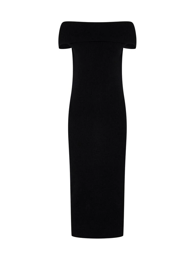 商品Totême|Totême Off-Shoulder Rib Knit Dress,价格¥2752,第1张图片