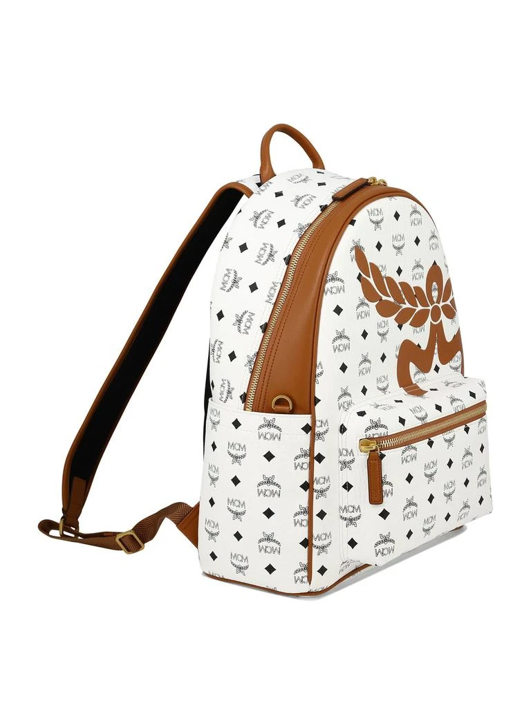 商品MCM|Medium Stark Backpacks White,价格¥5305,第2张图片详细描述