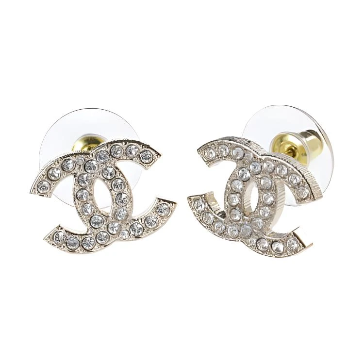 商品[国内直发] Chanel|香奈儿 品牌标志 金属 耳环 女款 金色,价格¥6583,第1张图片