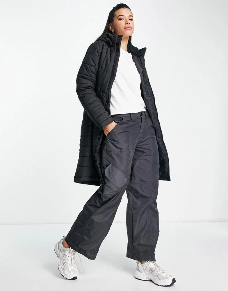 商品Jack Wolfskin|Jack Wolfskin North York long puffer coat in balck,价格¥861,第1张图片