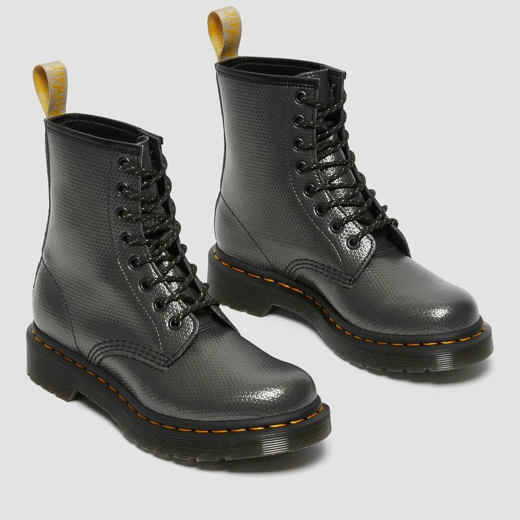 商品Dr. Martens|Dr. Martens Women's Vegan 1460 8-Eye Boots - Gunmetal,价格¥555,第2张图片详细描述