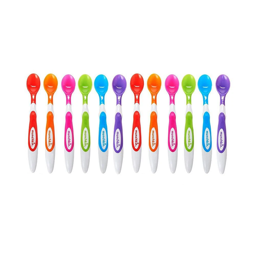 商品Munchkin|Soft Tip Infant Spoon set, Multi color, 12 Pack,价格¥131,第1张图片