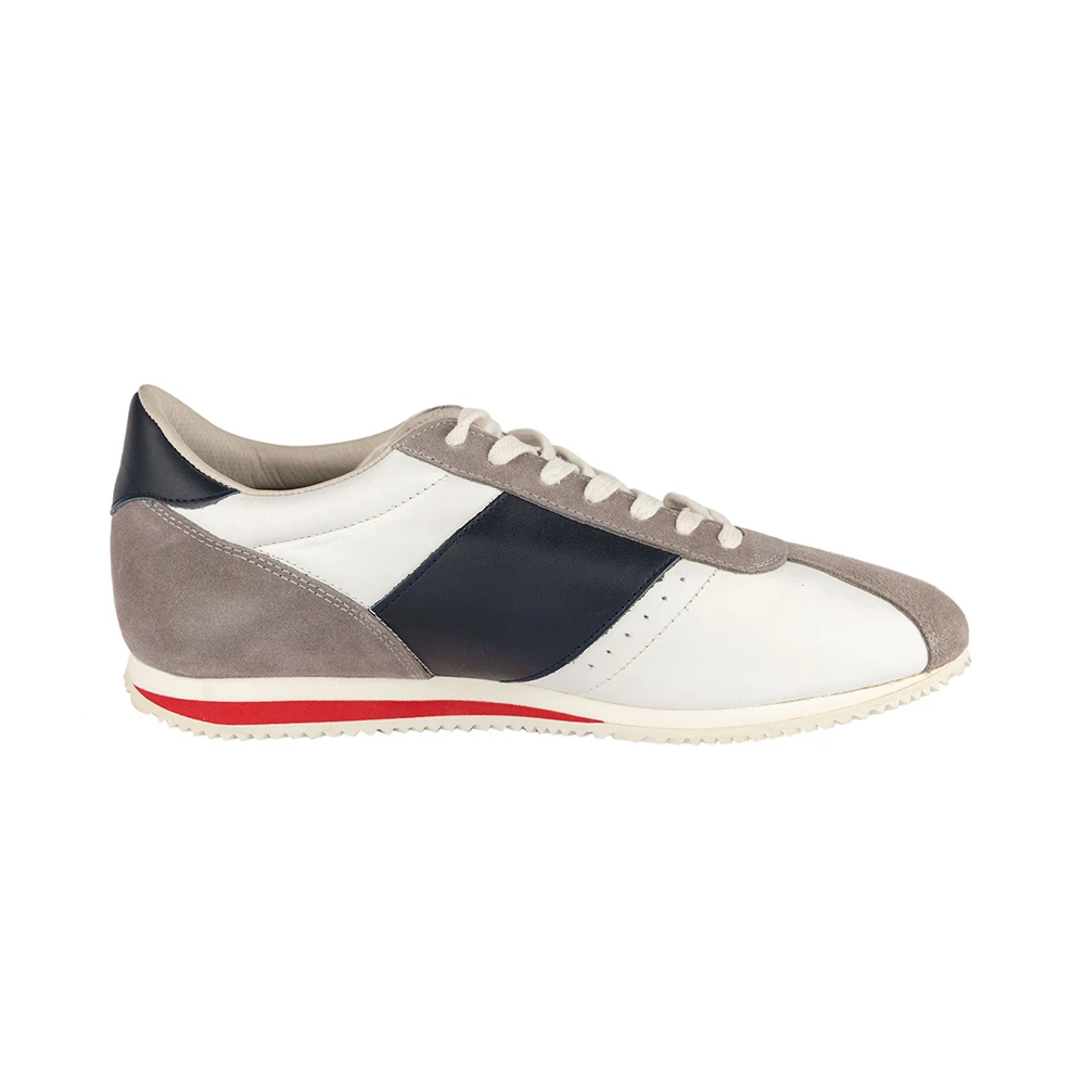 商品[国内直发] Emporio Armani|EMPORIO ARMANI 灰白色男士运动鞋 X4X113-XE538-C932,价格¥1355,第1张图片