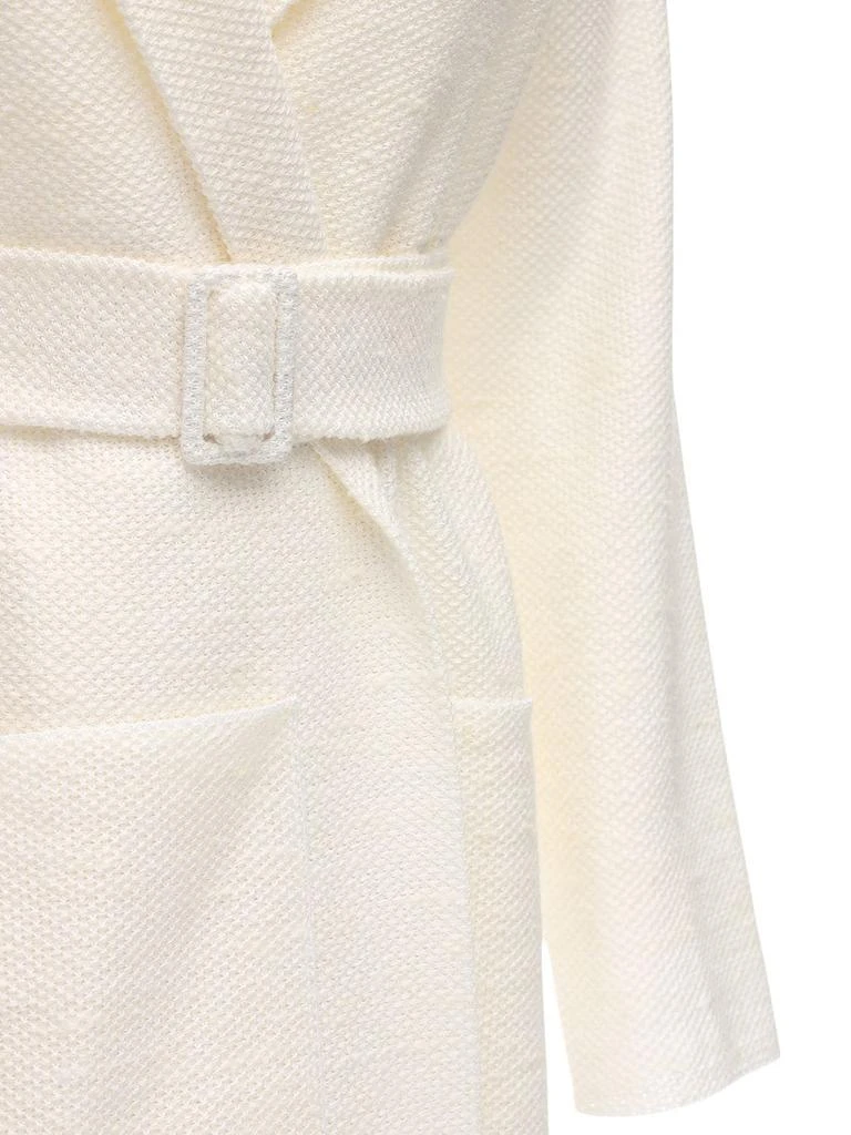 商品AGNONA|Linen Blend Jacket W/ Belt,价格¥7945,第1张图片详细描述