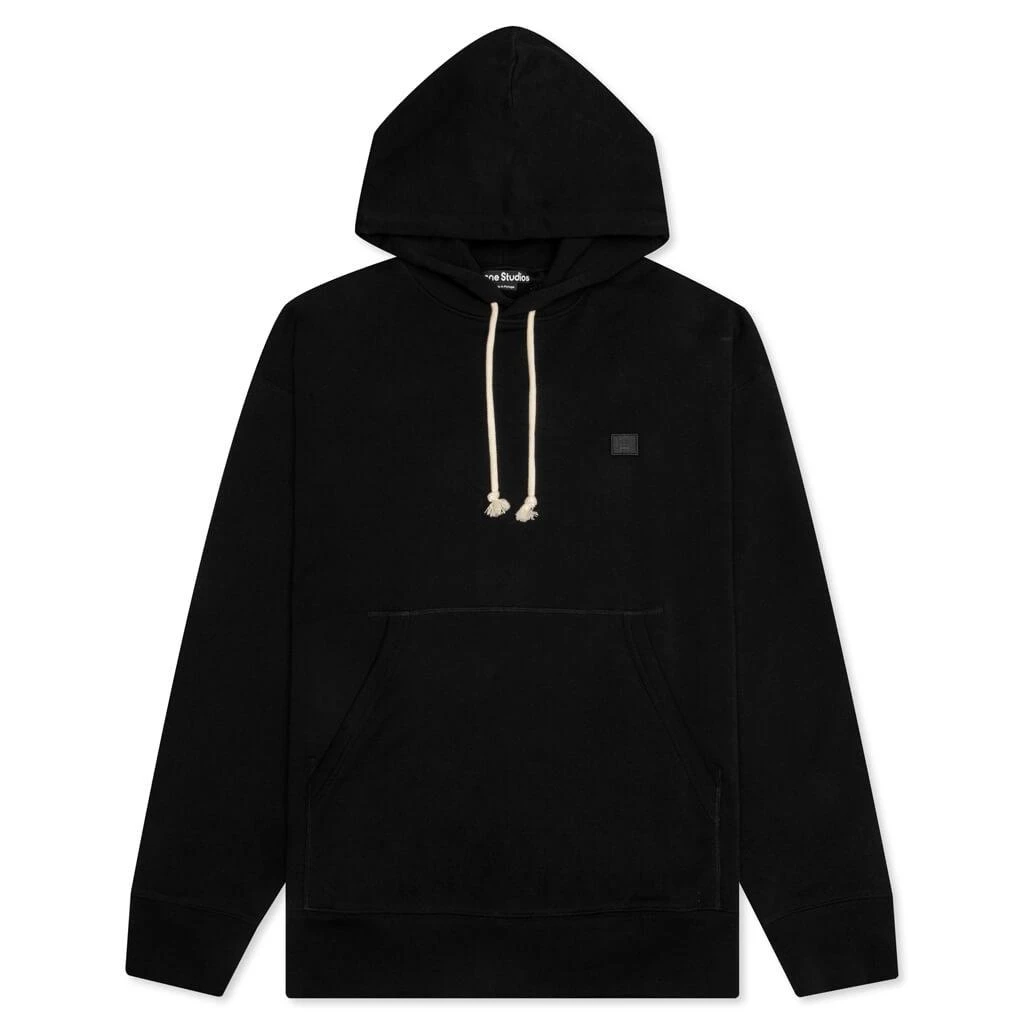 商品Acne Studios|Fonbar Face Hooded Sweatshirt - Black,价格¥1836,第1张图片
