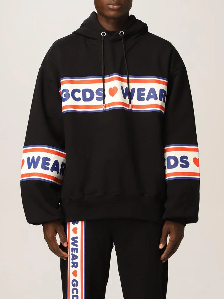 商品GCDS|Lovely Gcds cotton sweatshirt with logo,价格¥1404,第1张图片