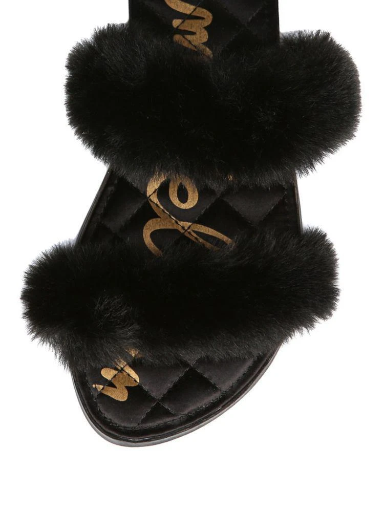 商品Sam Edelman|Griselda Faux Fur Slides,价格¥386,第3张图片详细描述