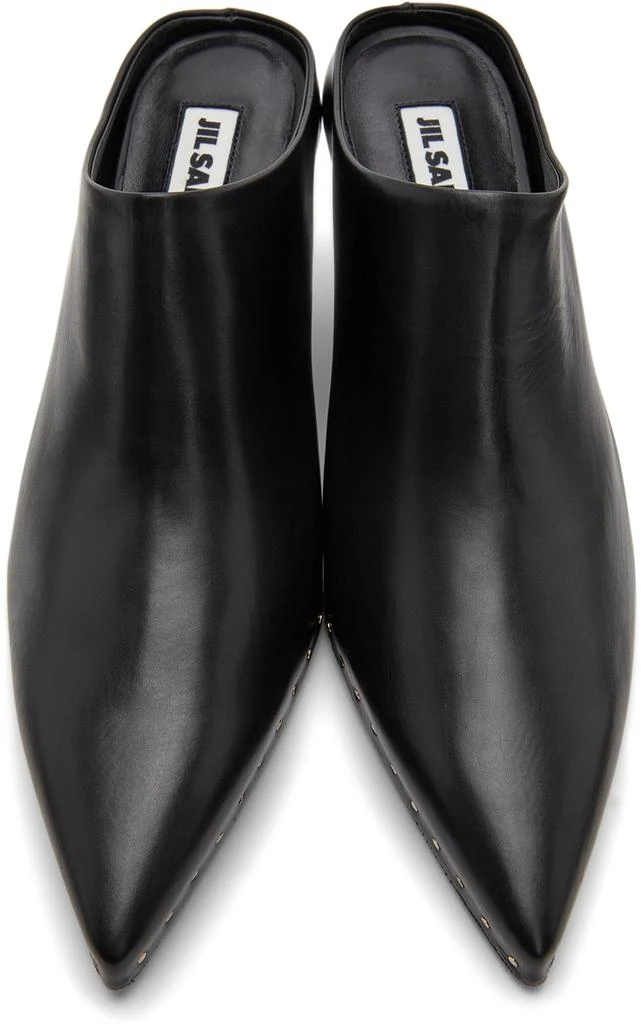 商品Jil Sander|Black Leather Mules,价格¥2814,第5张图片详细描述