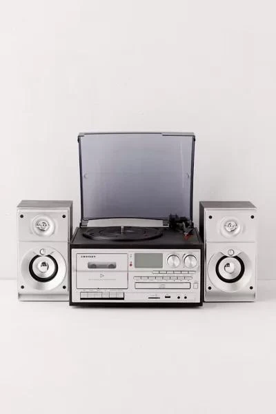 商品Crosley|Crosley Eclipse Record Player Entertainment Center,价格¥1521,第2张图片详细描述