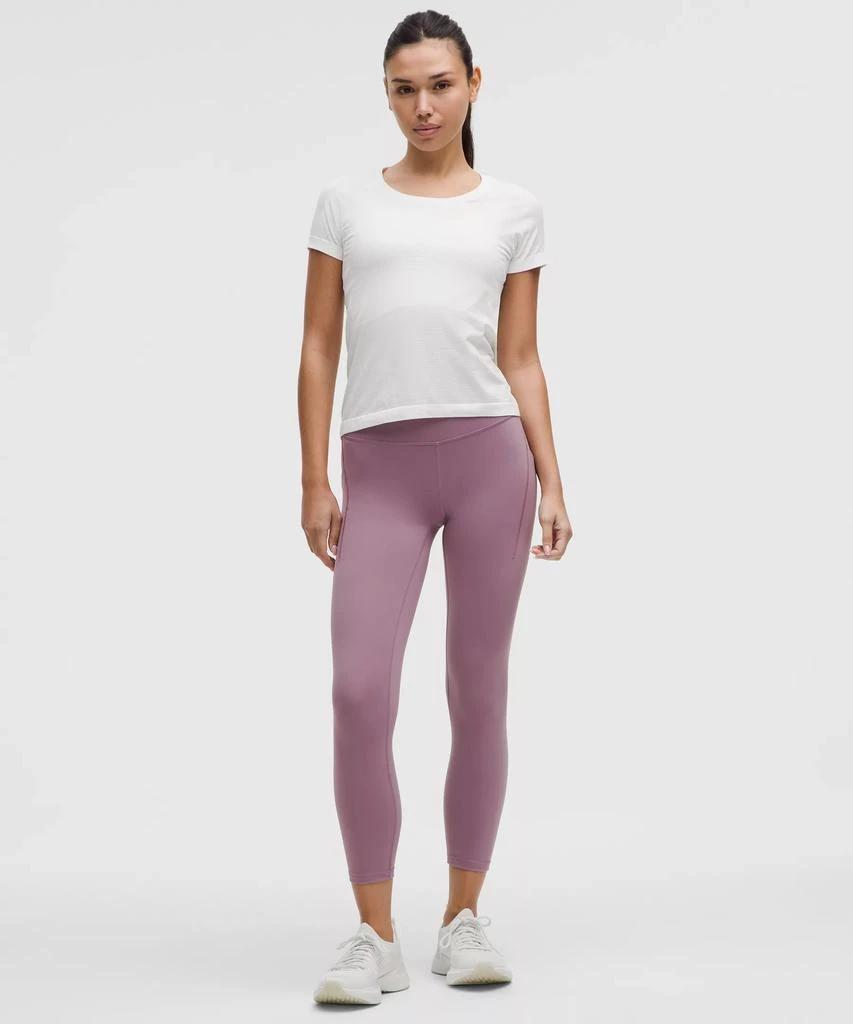 商品Lululemon|Wunder Train High-Rise Crop with Pockets 23",价格¥733,第2张图片详细描述