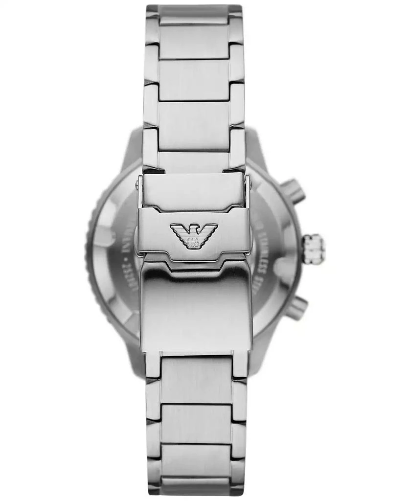 商品Emporio Armani|Men's Chronograph Stainless Steel Bracelet Watch 43mm,价格¥2578,第3张图片详细描述